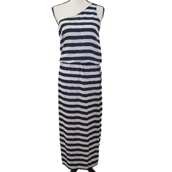 NWOT! Mikoh 100% Silk One Shoulder Beach Maxi - Picture 1 of 8
